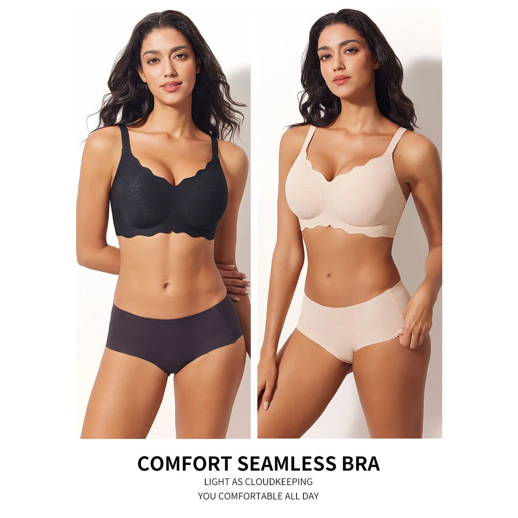 VRCÔMFY High Bloom Wireless Bra - Comfort & Lift for Women (HB)
